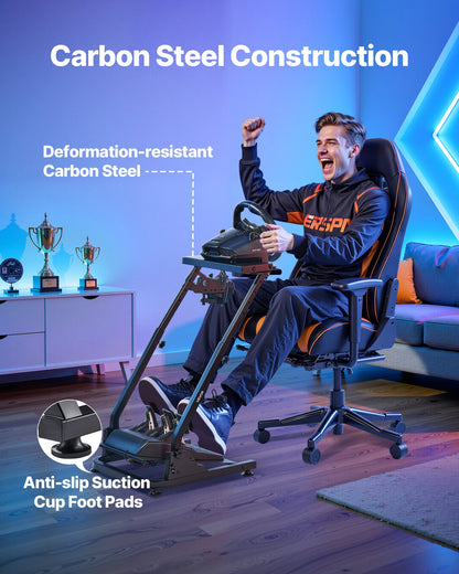 Racing Wheel Stand, Adjustable & Foldable Simulator Stand for Logitech